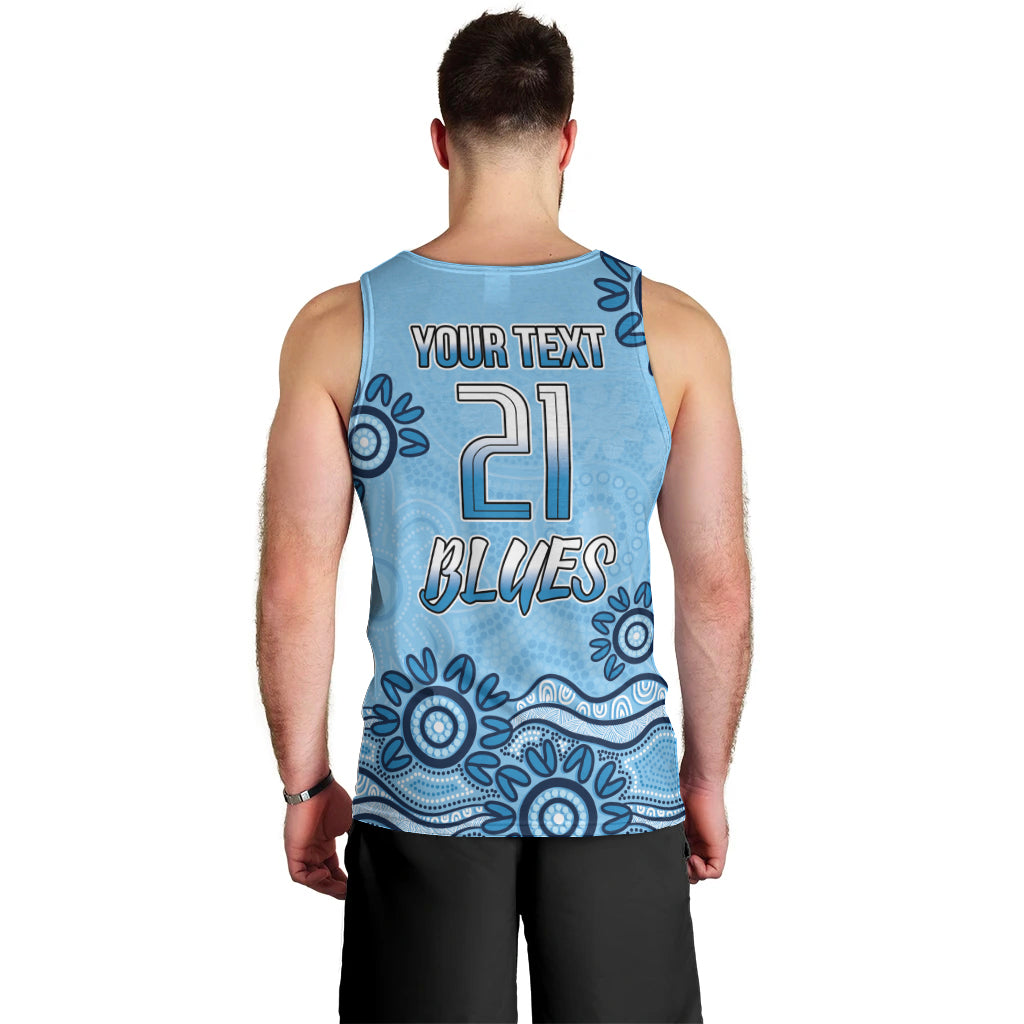 Custom NSW Blues Cockroach Blooded Aboriginal Inspired Men Tank Top
