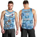 Custom NSW Blues Cockroach Blooded Aboriginal Inspired Men Tank Top
