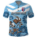 Custom NSW Blues Cockroach Blooded Aboriginal Inspired Polo Shirt
