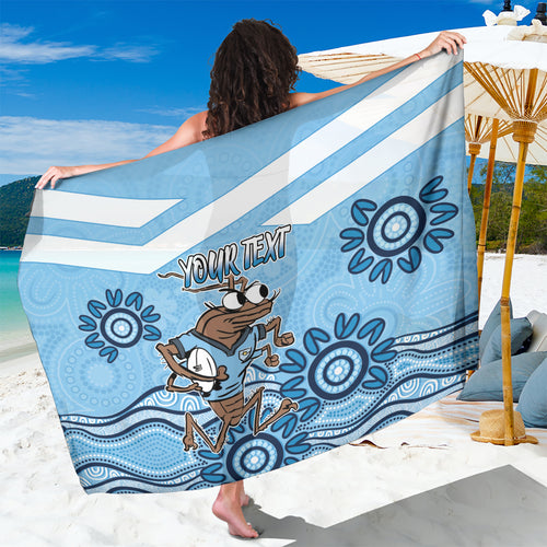 Custom NSW Blues Cockroach Blooded Aboriginal Inspired Sarong