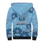 Custom NSW Blues Cockroach Blooded Aboriginal Inspired Sherpa Hoodie