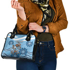 Custom NSW Blues Cockroach Blooded Aboriginal Inspired Shoulder Handbag