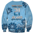 Custom NSW Blues Cockroach Blooded Aboriginal Inspired Sweatshirt