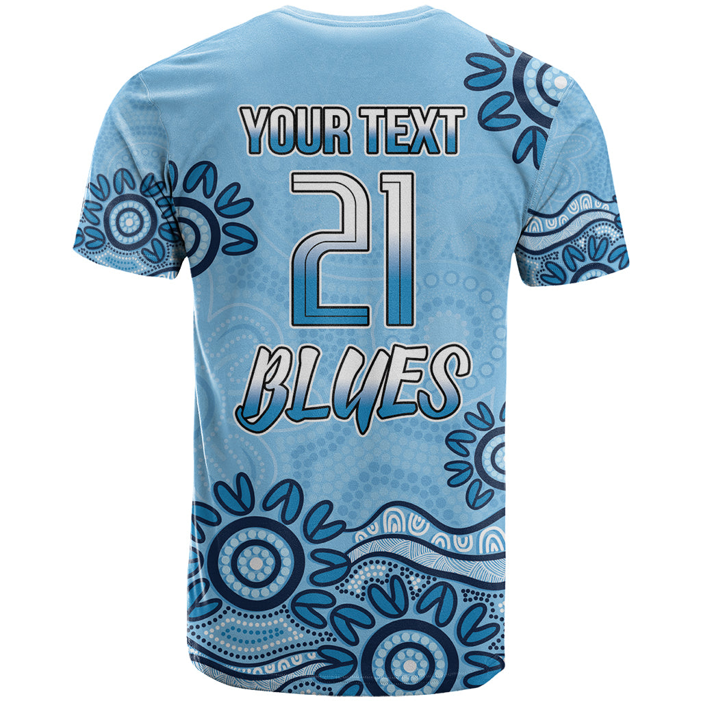 Custom NSW Blues Cockroach Blooded Aboriginal Inspired T Shirt