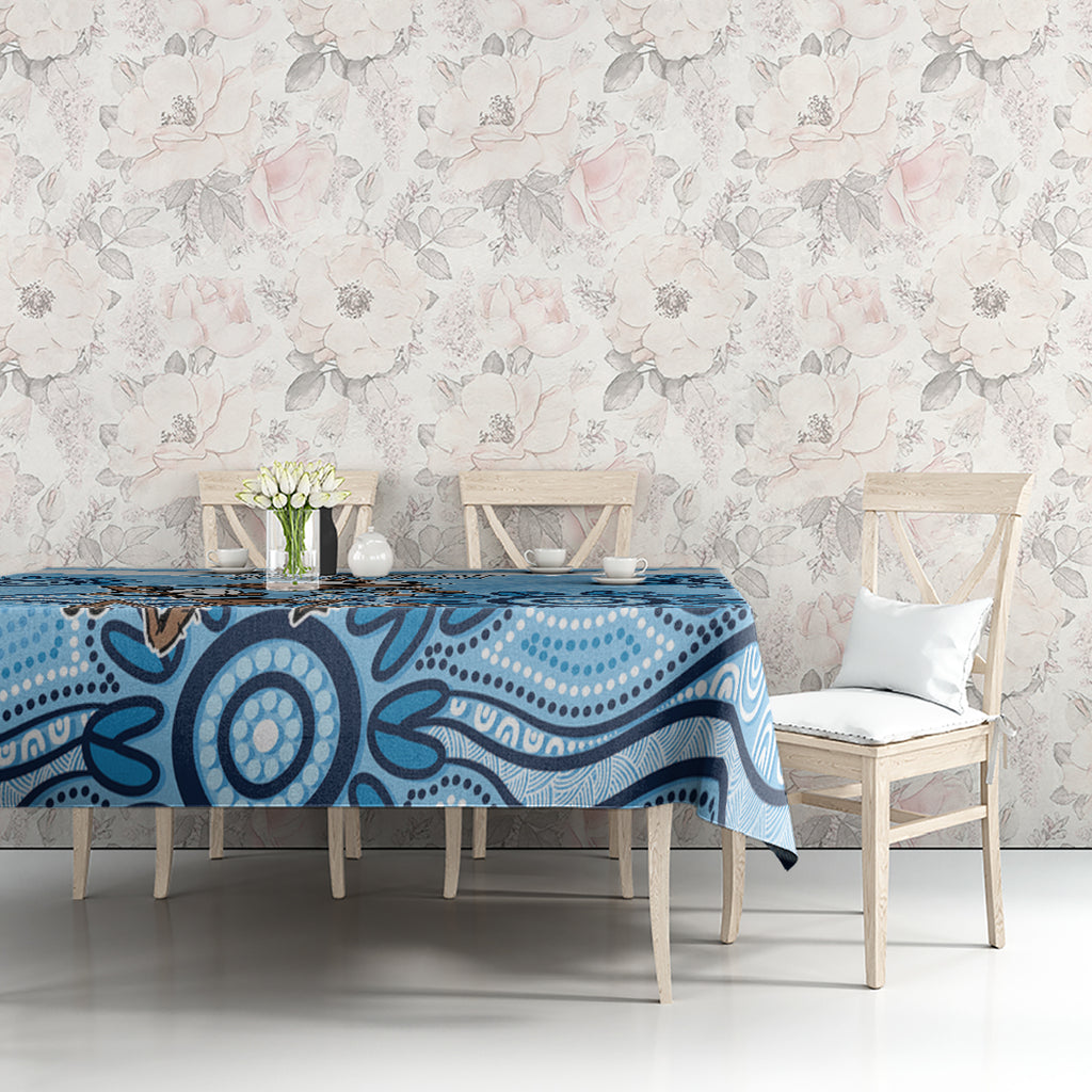 Custom NSW Blues Cockroach Blooded Aboriginal Inspired Tablecloth