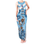 Custom NSW Blues Cockroach Blooded Aboriginal Inspired Tank Maxi Dress