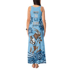 Custom NSW Blues Cockroach Blooded Aboriginal Inspired Tank Maxi Dress
