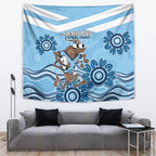Custom NSW Blues Cockroach Blooded Aboriginal Inspired Tapestry