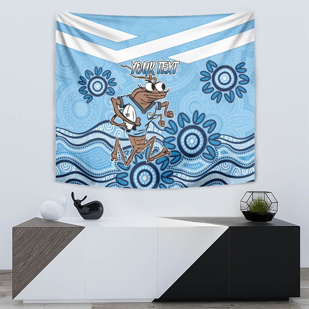 Custom NSW Blues Cockroach Blooded Aboriginal Inspired Tapestry