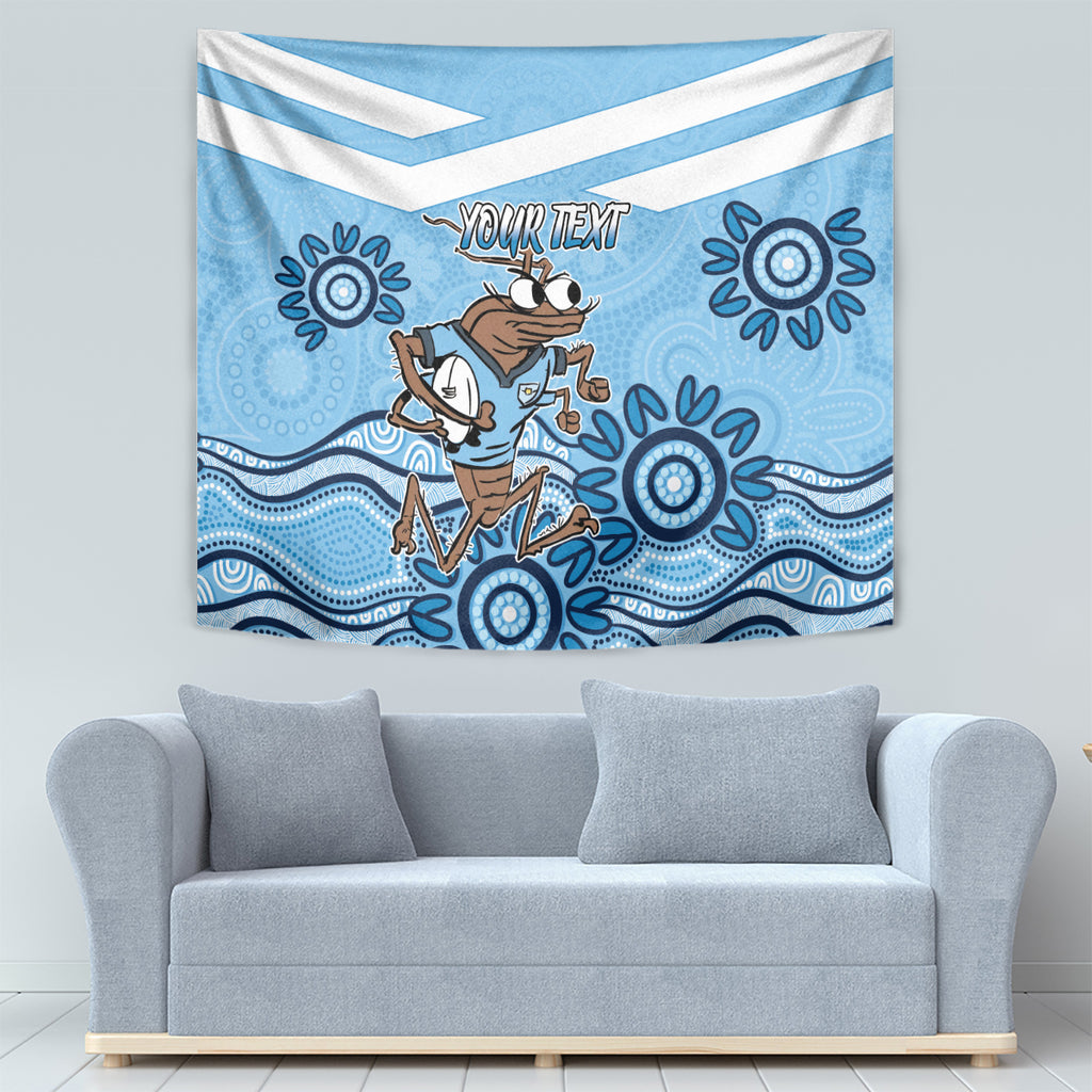 Custom NSW Blues Cockroach Blooded Aboriginal Inspired Tapestry