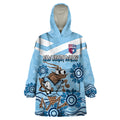 Custom NSW Blues Cockroach Blooded Aboriginal Inspired Wearable Blanket Hoodie