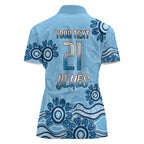 Custom NSW Blues Cockroach Blooded Aboriginal Inspired Women Polo Shirt