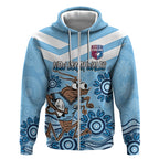 Custom NSW Blues Cockroach Blooded Aboriginal Inspired Zip Hoodie