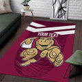 Custom Queensland Rugby Area Rug Maroons Cane Toad Origin Sporty