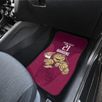 Custom Queensland Rugby Car Mats Maroons Cane Toad Origin Sporty