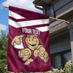 Custom Queensland Rugby Garden Flag Maroons Cane Toad Origin Sporty
