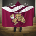 Custom Queensland Rugby Hooded Blanket Maroons Cane Toad Origin Sporty