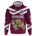 Custom Queensland Rugby Hoodie Maroons Cane Toad Origin Sporty