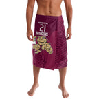 Custom Queensland Rugby Lavalava Maroons Cane Toad Origin Sporty