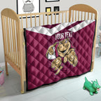 Custom Queensland Rugby Quilt Maroons Cane Toad Origin Sporty
