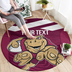 Custom Queensland Rugby Round Carpet Maroons Cane Toad Origin Sporty