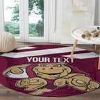 Custom Queensland Rugby Round Carpet Maroons Cane Toad Origin Sporty