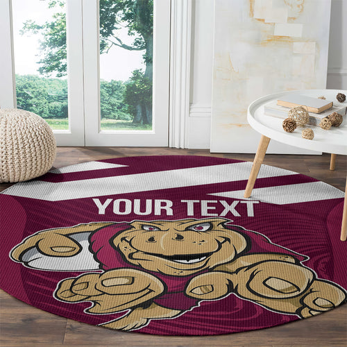 Custom Queensland Rugby Round Carpet Maroons Cane Toad Origin Sporty