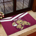 Custom Queensland Rugby Rubber Doormat Maroons Cane Toad Origin Sporty