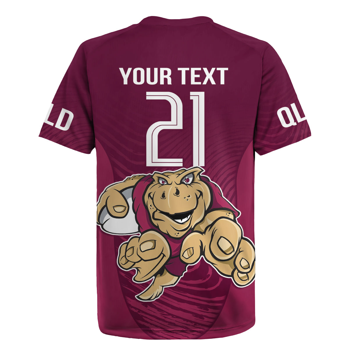 Custom Queensland Rugby Rugby Jersey Maroons Cane Toad Origin Sporty