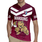 Custom Queensland Rugby Rugby Jersey Maroons Cane Toad Origin Sporty
