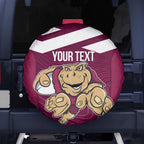 Custom Queensland Rugby Spare Tire Cover Maroons Cane Toad Origin Sporty