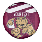 Custom Queensland Rugby Spare Tire Cover Maroons Cane Toad Origin Sporty