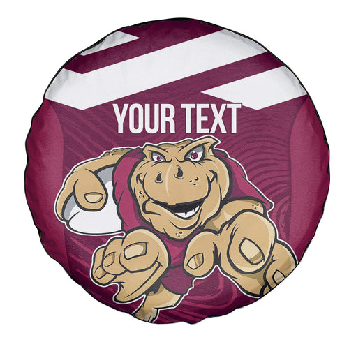 Custom Queensland Rugby Spare Tire Cover Maroons Cane Toad Origin Sporty