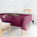 Custom Queensland Rugby Tablecloth Maroons Cane Toad Origin Sporty