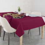 Custom Queensland Rugby Tablecloth Maroons Cane Toad Origin Sporty