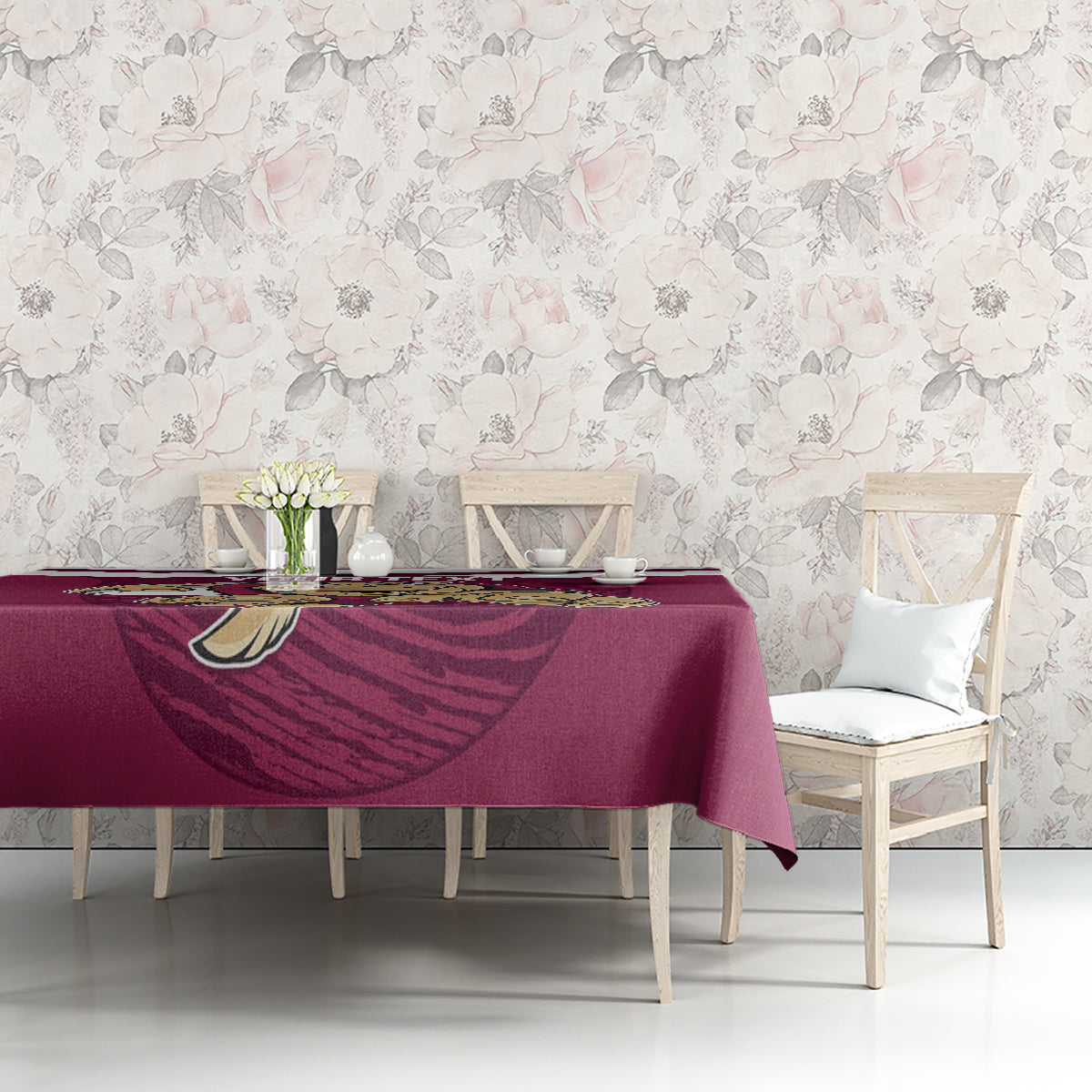 Custom Queensland Rugby Tablecloth Maroons Cane Toad Origin Sporty