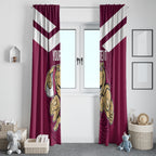 Custom Queensland Rugby Window Curtain Maroons Cane Toad Origin Sporty