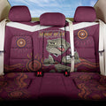 Custom QLD Maroons Cane Toad Blooded Aboriginal Inspired Back Car Seat Cover