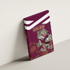Custom QLD Maroons Cane Toad Blooded Aboriginal Inspired Canvas Wall Art