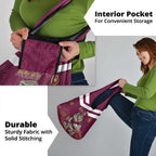Custom QLD Maroons Cane Toad Blooded Aboriginal Inspired Grocery Bag