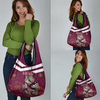 Custom QLD Maroons Cane Toad Blooded Aboriginal Inspired Grocery Bag