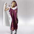 Custom QLD Maroons Cane Toad Blooded Aboriginal Inspired Hooded Blanket