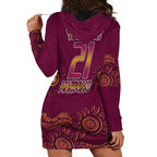 Custom QLD Maroons Cane Toad Blooded Aboriginal Inspired Hoodie Dress