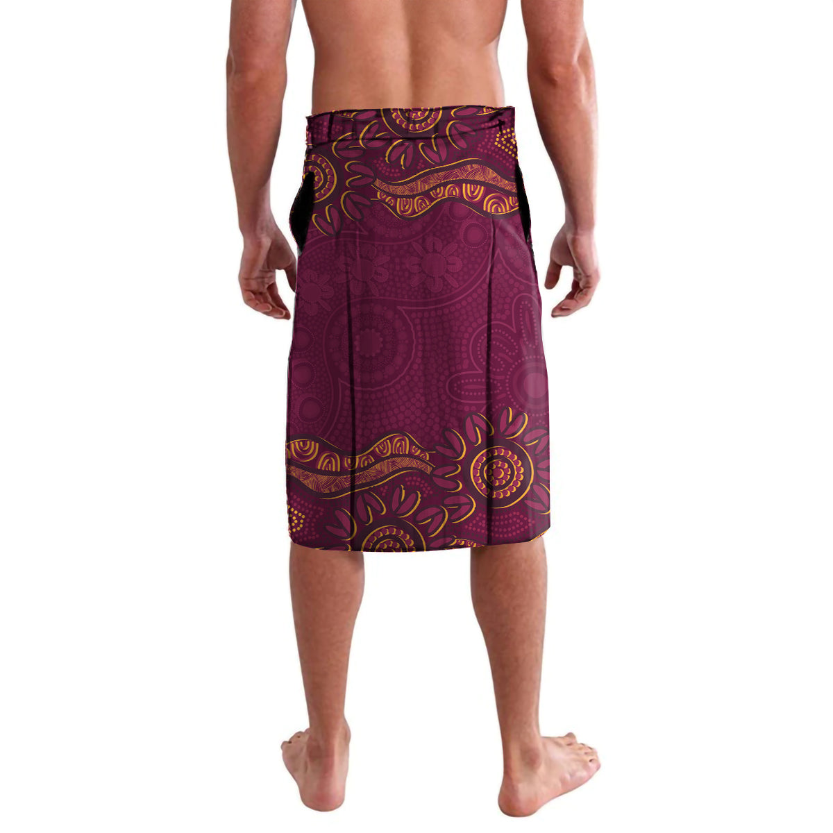 Custom QLD Maroons Cane Toad Blooded Aboriginal Inspired Lavalava