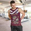 Custom QLD Maroons Cane Toad Blooded Aboriginal Inspired Men Tank Top