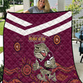 Custom QLD Maroons Cane Toad Blooded Aboriginal Inspired Quilt