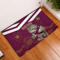 Custom QLD Maroons Cane Toad Blooded Aboriginal Inspired Rubber Doormat