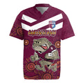 Custom QLD Maroons Cane Toad Blooded Aboriginal Inspired Rugby Jersey