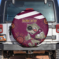 Custom QLD Maroons Cane Toad Blooded Aboriginal Inspired Spare Tire Cover