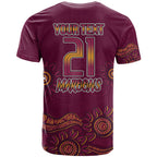 Custom QLD Maroons Cane Toad Blooded Aboriginal Inspired T Shirt